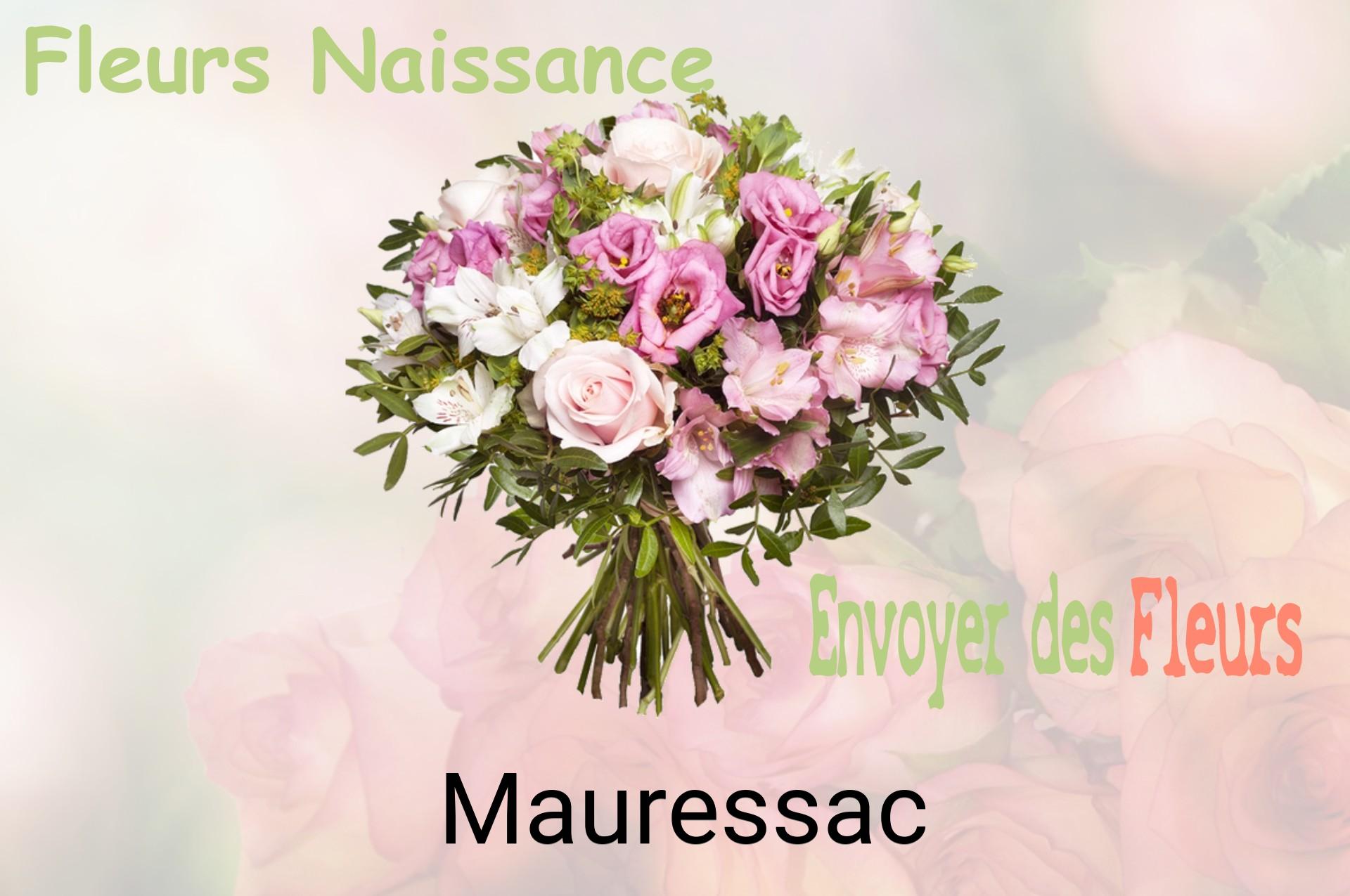 Bouquet de fleurs de naissance livré à Mauressac